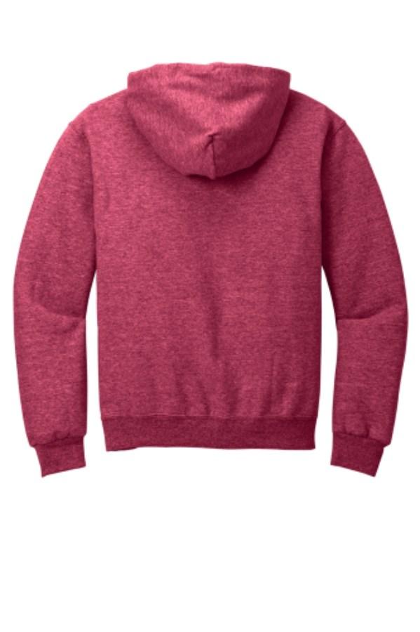 Jerzees NuBlend Pullover Hooded Sweatshirt Close Up Detail