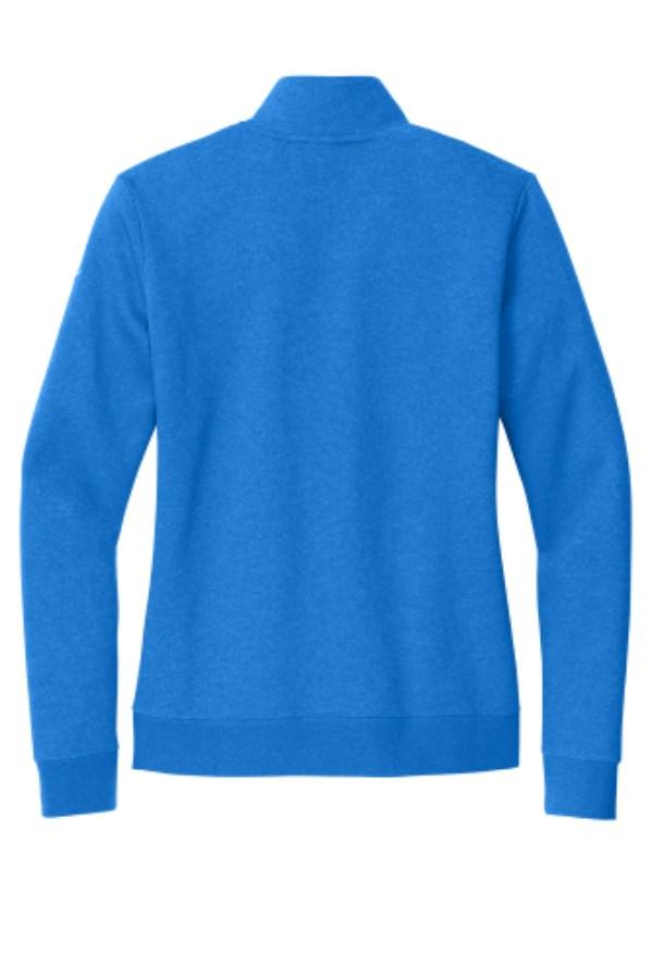 Nike Women's Club Fleece Sleeve Swoosh 1/2-Zip Feature Close-up