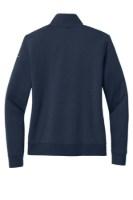 Nike Women's Club Fleece Sleeve Swoosh 1/2-Zip Close Up Detail