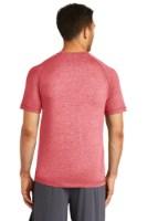 Sport-Tek PosiCharge Tri-Blend Wicking Raglan Tee Feature Close-up
