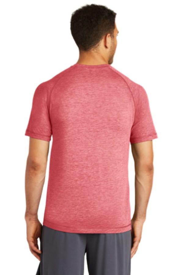 Sport-Tek PosiCharge Tri-Blend Wicking Raglan Tee Feature Close-up