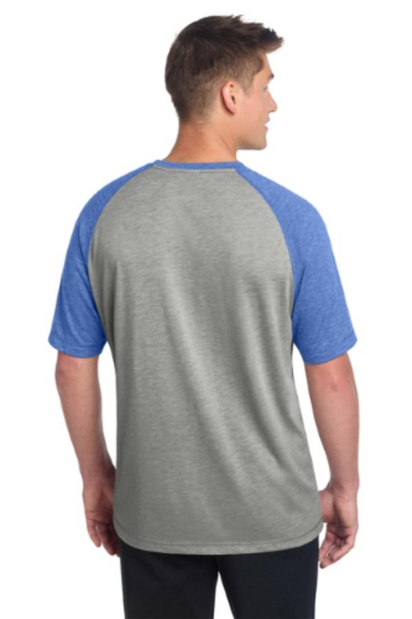 Sport-Tek PosiCharge Tri-Blend Wicking Raglan Tee Additional view