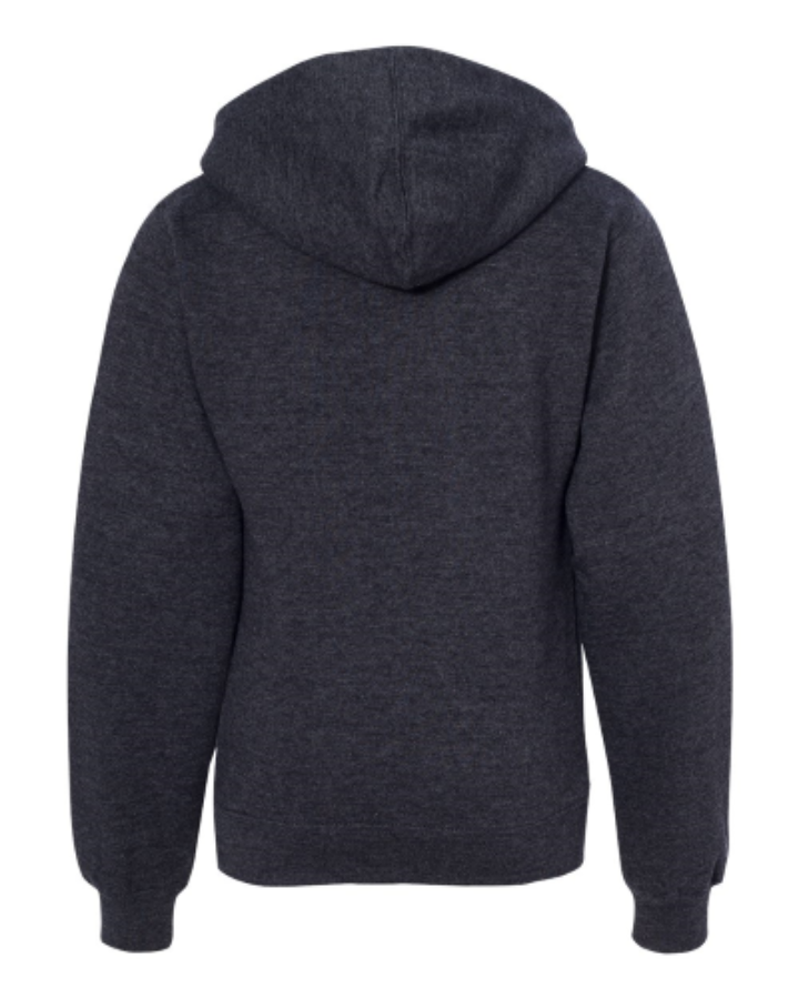Independent Trading Co. Youth Midweight Hooded Sweatshirt Close Up Detail