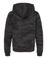 Independent Trading Co. Youth Midweight Hooded Sweatshirt Close Up Detail