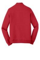 Port & Co Fan Favorite Fleece 1/4-Zip Pullover Sweatshirt Perspective View