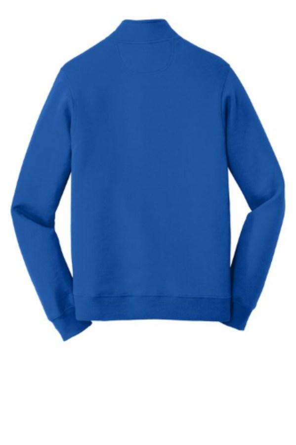 Port & Co Fan Favorite Fleece 1/4-Zip Pullover Sweatshirt Additional view