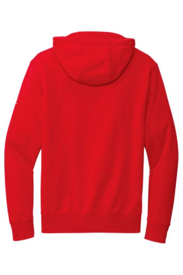 Nike Club Fleece Sleeve Swoosh Full-Zip Hoodie Feature Close-up