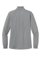 Port Authority Women's Wearever Signature Double Pique 1/4-Zip Feature Close-up
