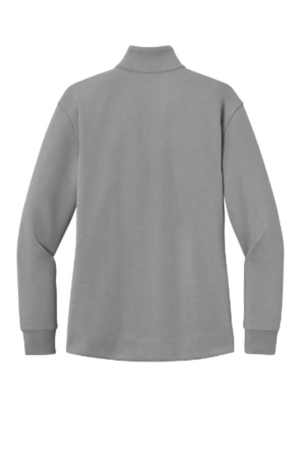 Port Authority Women's Wearever Signature Double Pique 1/4-Zip Feature Close-up