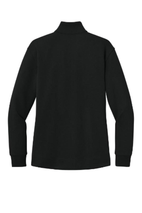 Port Authority Women's Wearever Signature Double Pique 1/4-Zip Close Up Detail