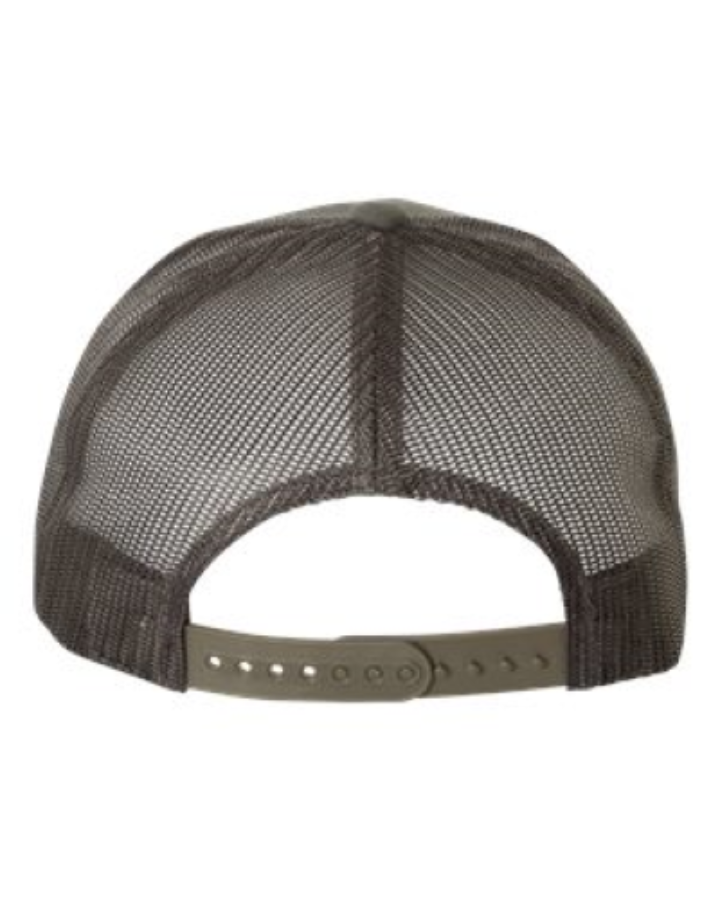 YP Classics Five-Panel Retro Trucker Cap Perspective View