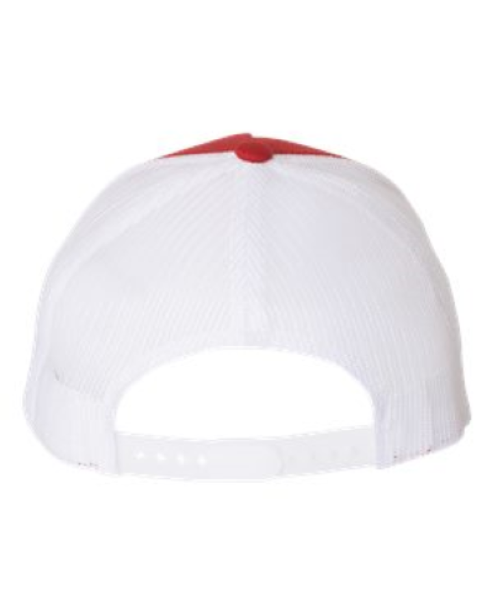 YP Classics Five-Panel Retro Trucker Cap Perspective View