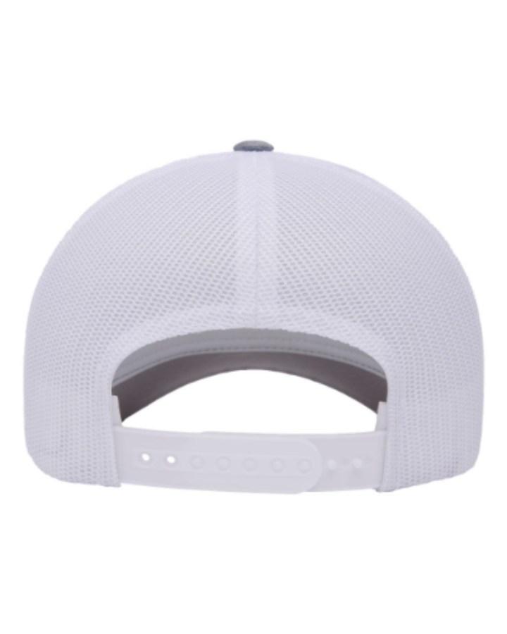 YP Classics Five-Panel Retro Trucker Cap Close Up Detail