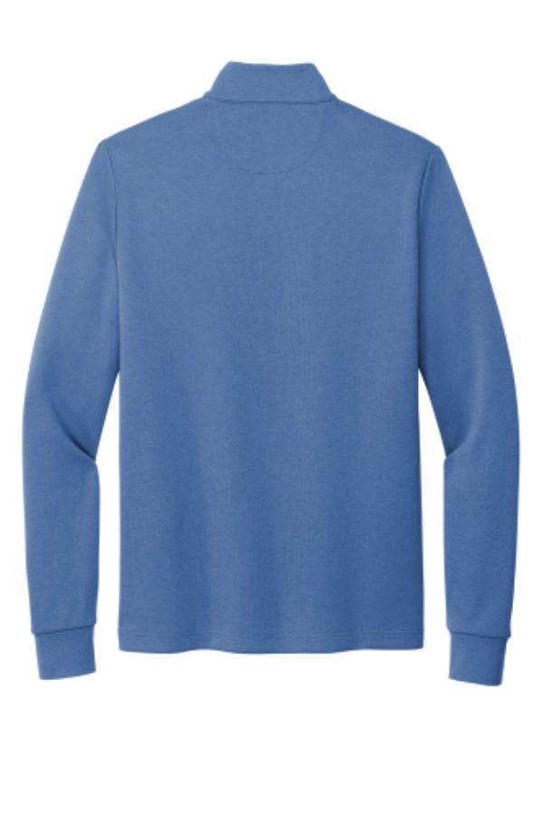 Brooks Brothers Double-Knit 1/4-Zip Close Up Detail