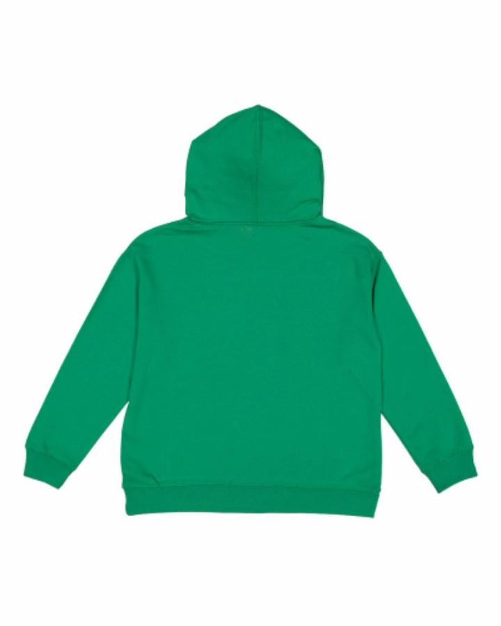 LAT Youth Fleece Hoodie Sweatshirt Feature Close-up