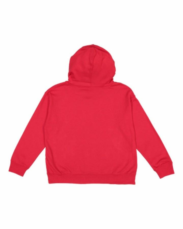 LAT Youth Fleece Hoodie Sweatshirt Feature Close-up