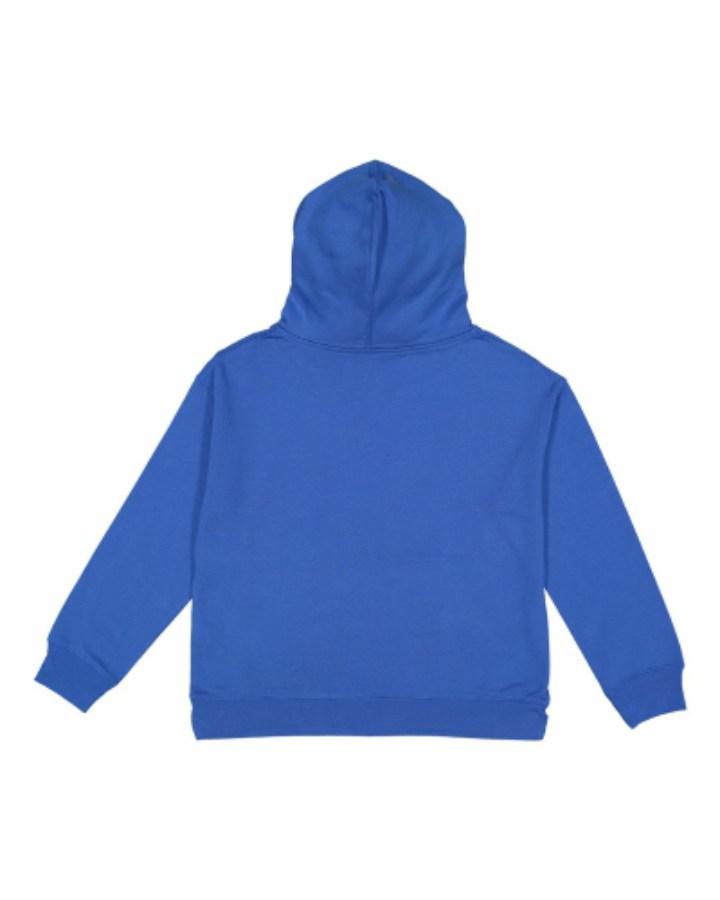 LAT Youth Fleece Hoodie Sweatshirt Close Up Detail