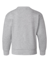 Hanes Youth EcoSmart Crewneck Sweatshirt Close Up Detail