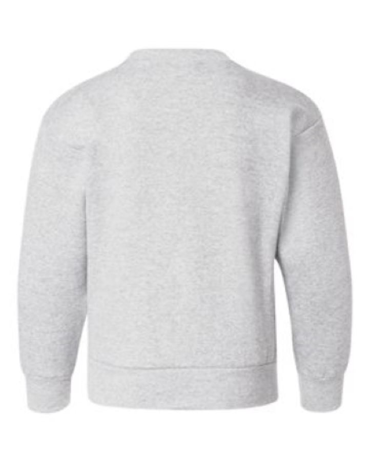 Hanes Youth EcoSmart Crewneck Sweatshirt Perspective View