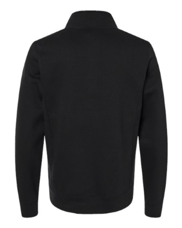 J. America Unisex Heavyweight Fleece Quarter-Zip Sweatshirt Perspective View