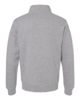 J. America Unisex Heavyweight Fleece Quarter-Zip Sweatshirt Close Up Detail