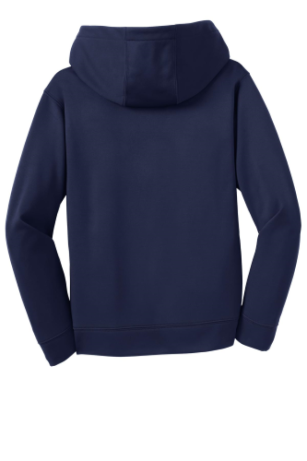 Sport-Tek Youth Sport-Wick Fleece Hooded Pullover Perspective View