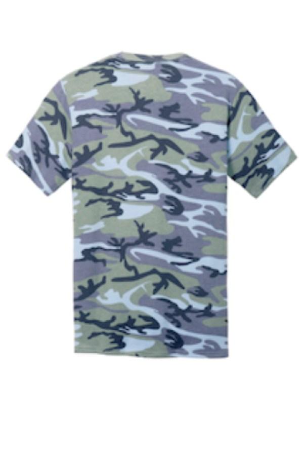 Port & Company Core Cotton Camo Tee Close Up Detail