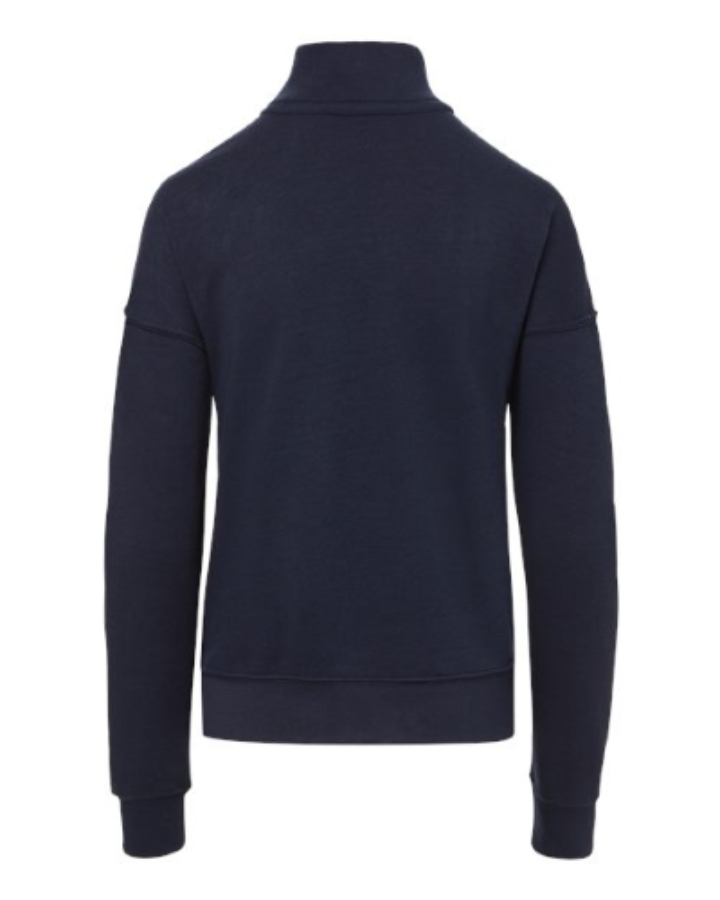 MV Sport Women's Cloud Fleece 1/4-Zip Sweatshirt Close Up Detail