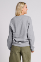 Jerzees Ultimate Unisex CVC Ring Spun Crewneck Sweatshirt Close Up Detail
