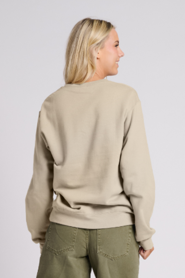 Jerzees Ultimate Unisex CVC Ring Spun Crewneck Sweatshirt Feature Close-up