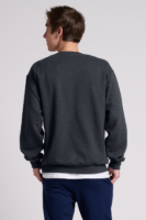 Jerzees Ultimate Unisex CVC Ring Spun Crewneck Sweatshirt Close Up Detail