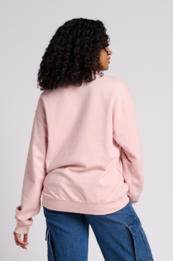 Jerzees Ultimate Unisex CVC Ring Spun Crewneck Sweatshirt Perspective View