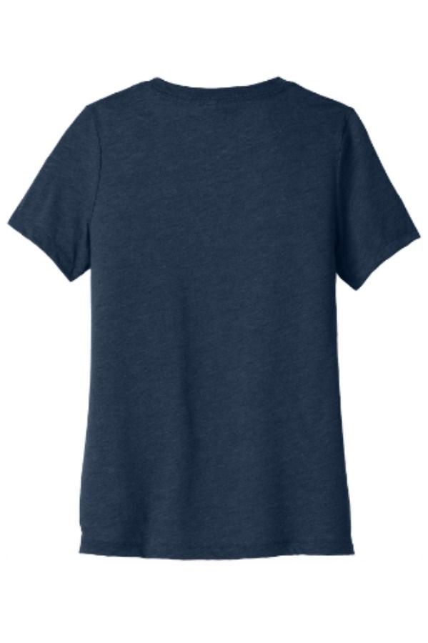 BELLA+CANVAS Women's Relaxed Heather CVC V-Neck Tee Alternate View