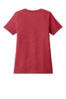 BELLA+CANVAS Women's Relaxed Heather CVC V-Neck Tee Perspective View