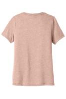 BELLA+CANVAS Women's Relaxed Heather CVC V-Neck Tee Additional Angle