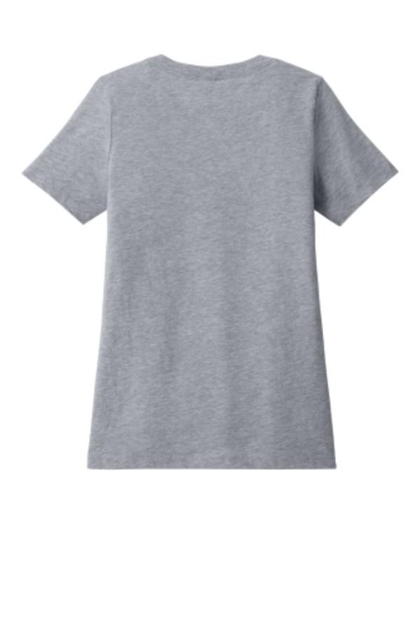 BELLA+CANVAS Women's Relaxed Heather CVC V-Neck Tee Alternate View