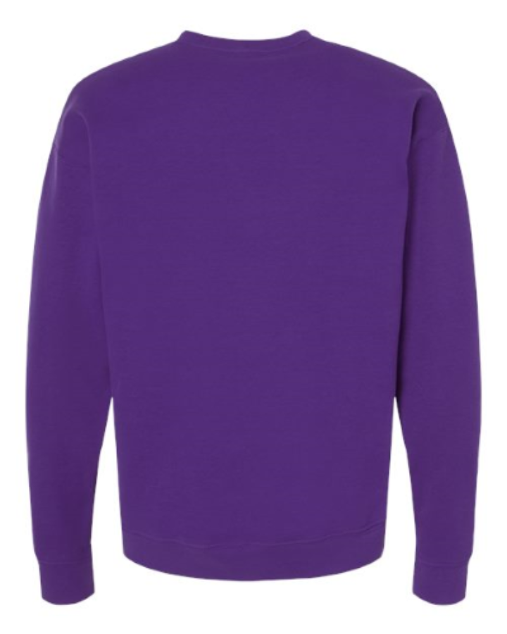 Tultex Unisex Fleece Crewneck Sweatshirt Close Up Detail