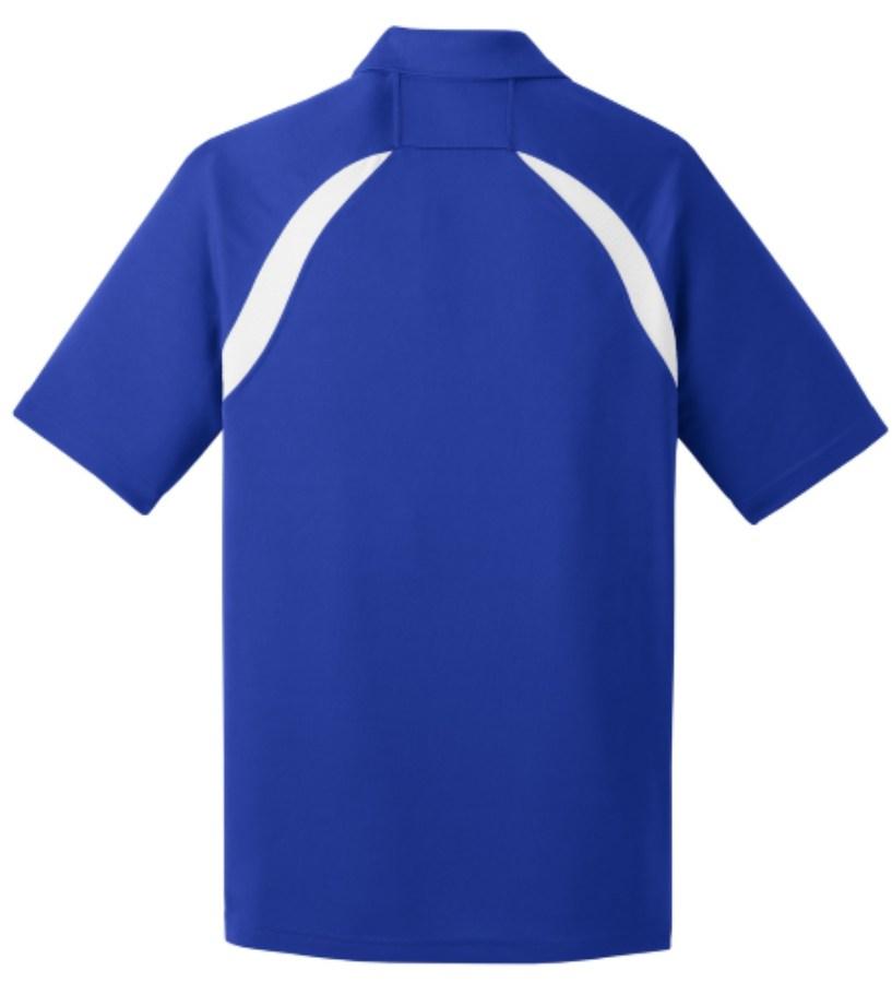 Sport-Tek Dry Zone Colorblock Raglan Polo Perspective View
