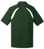 Sport-Tek Dry Zone Colorblock Raglan Polo Feature Close-up