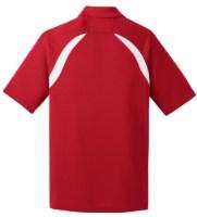 Sport-Tek Dry Zone Colorblock Raglan Polo Close Up Detail