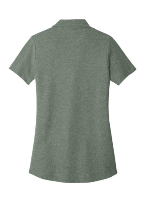 Port Authority Women's C-FREE Cotton Blend Pique Polo Feature Close-up