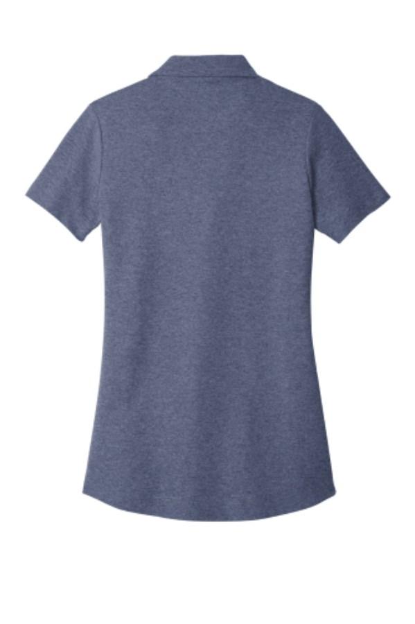Port Authority Women's C-FREE Cotton Blend Pique Polo Close Up Detail