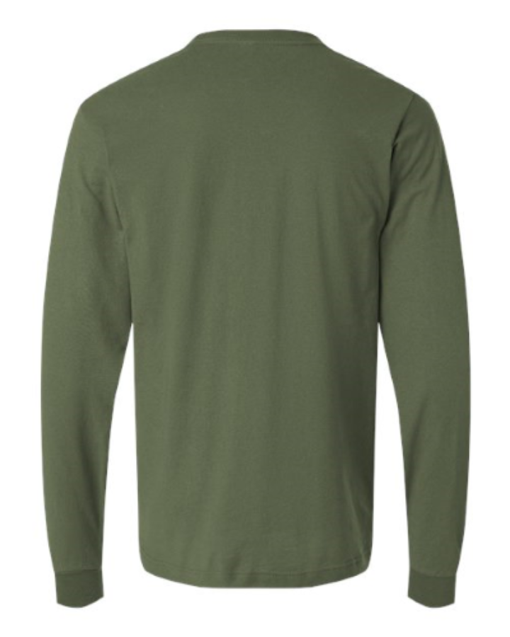 Tultex Unisex Fine Jersey Long Sleeve T-Shirt Feature Close-up