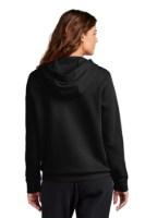 Nike Women's Club Fleece Sleeve Swoosh Full-Zip Hoodie Close Up Detail
