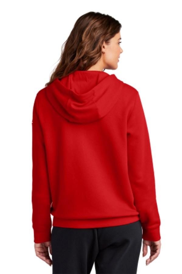 Nike Women's Club Fleece Sleeve Swoosh Full-Zip Hoodie Additional Angle