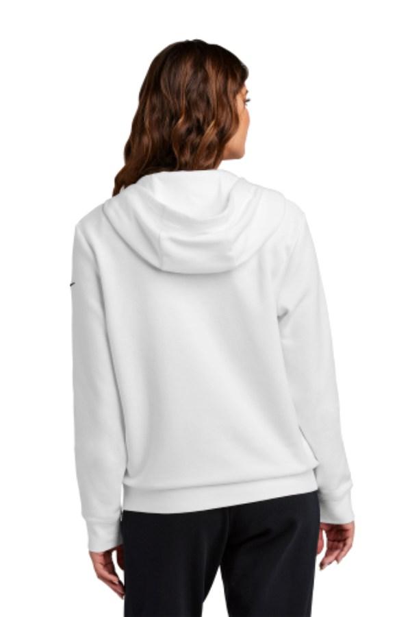Nike Women's Club Fleece Sleeve Swoosh Full-Zip Hoodie Alternate View