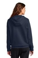 Nike Women's Club Fleece Sleeve Swoosh Full-Zip Hoodie Feature Close-up
