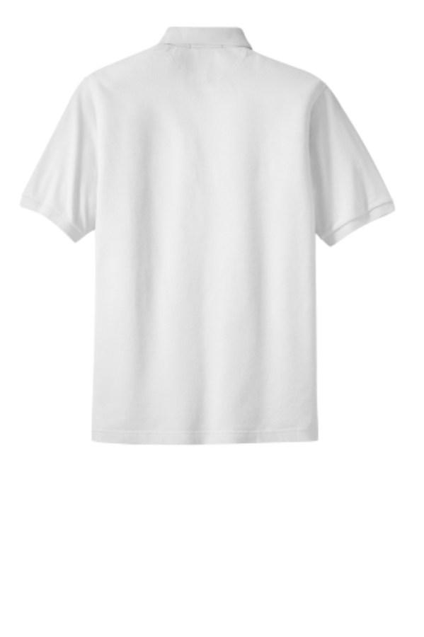 Port Authority Heavyweight Cotton Pique Polo Close Up Detail