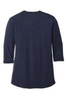 Port Authority Women's UV Choice Pique Henley Close Up Detail