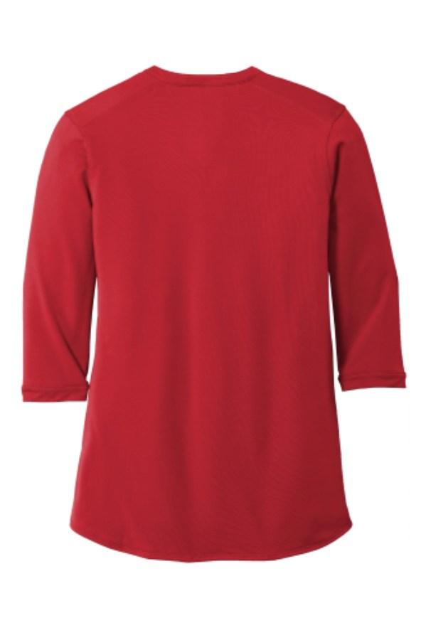 Port Authority Women's UV Choice Pique Henley Additional Angle